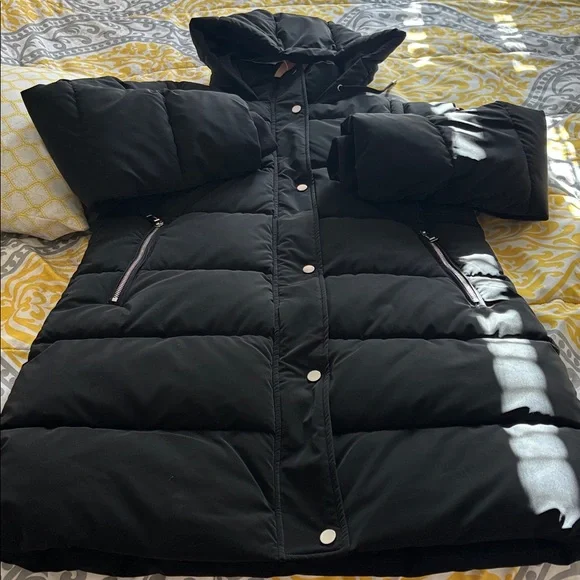 Only Black Quilted Jacket Dixie 2 in 1 - Picture 3 of 8